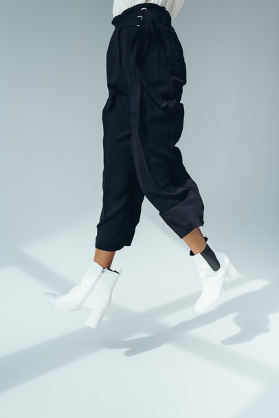 girl in trendy black pants - Valokuva, kuva