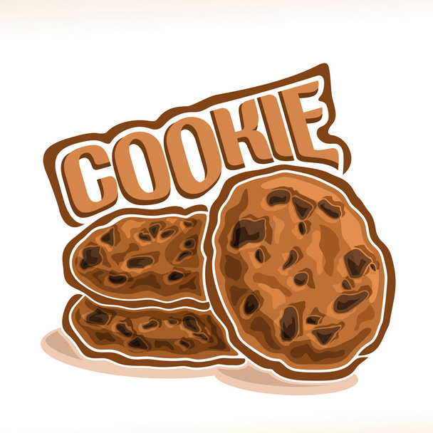 Logotipo do vetor para biscoito caseiro
 - Vetor, Imagem