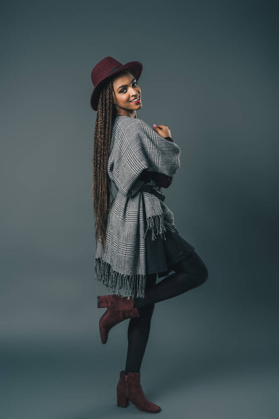 stylish african american girl - Fotoğraf, Görsel