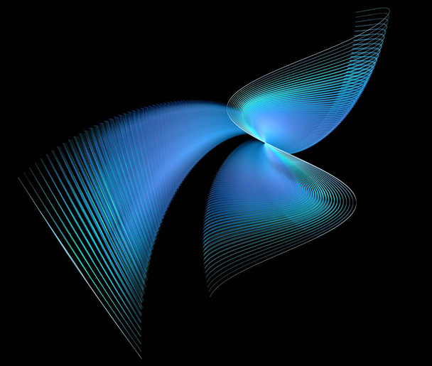 patrón espiral fractal abstracto
 - Foto, imagen
