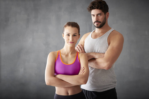 Young couple in the gym - Foto, Bild