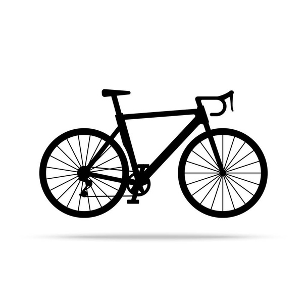 Bicycle icon. Bike Vector isolated on white background. Flat vector illustration in black. EPS 10 - Vector, imagen