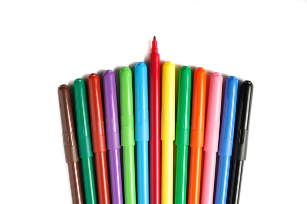 canetas coloridas
 - Foto, Imagem