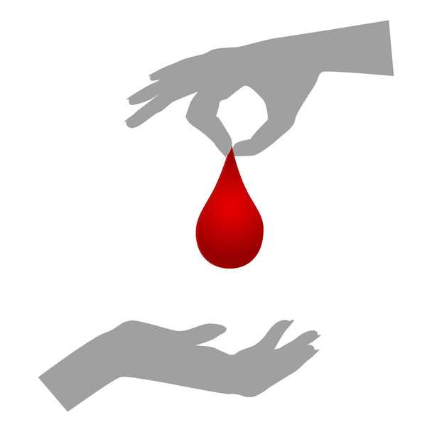 Kan bağışı - Vektör, Görsel