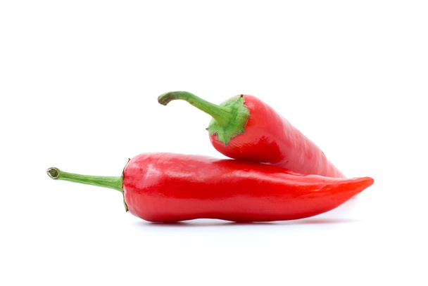 Pair of red chili peppers - Photo, Image