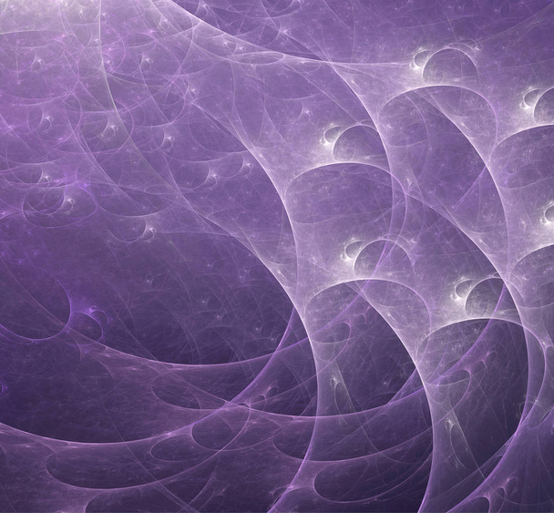 Purple fractal swirly fractal - digital pattern - Φωτογραφία, εικόνα