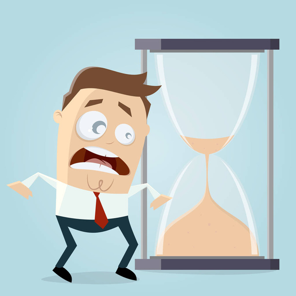 time is running out hourglass clipart - Vector, Image