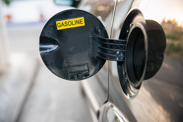 Opened car fuel tank - Photo, Image