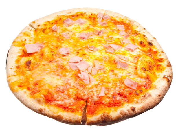 prosciutto cotto İtalyan pizza - Fotoğraf, Görsel