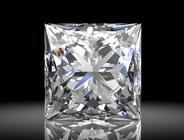 diamond jewel (high resolution 3D image) - Photo, Image