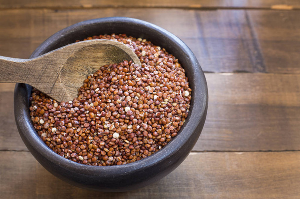 Seeds of red quinoa - Chenopodium quinoa - Photo, image