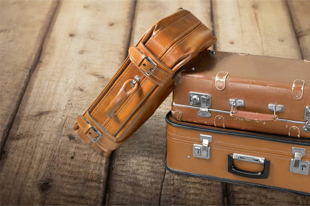 Stack of Old suitcases - Φωτογραφία, εικόνα