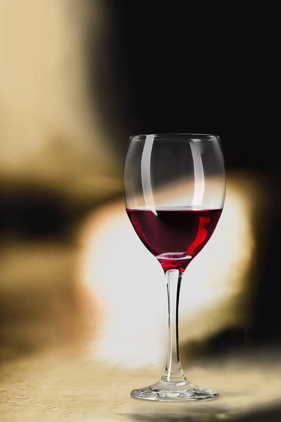 glass of red wine  - Fotografie, Obrázek