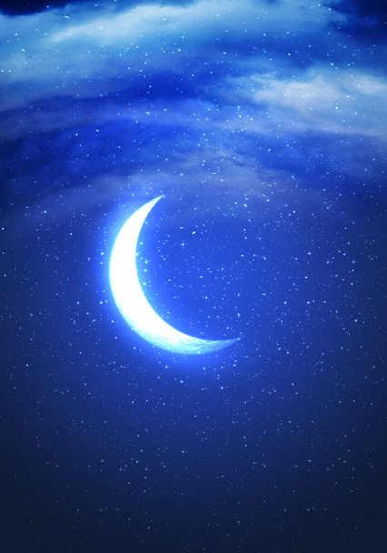 Abstract Crescent Moon - Foto, imagen