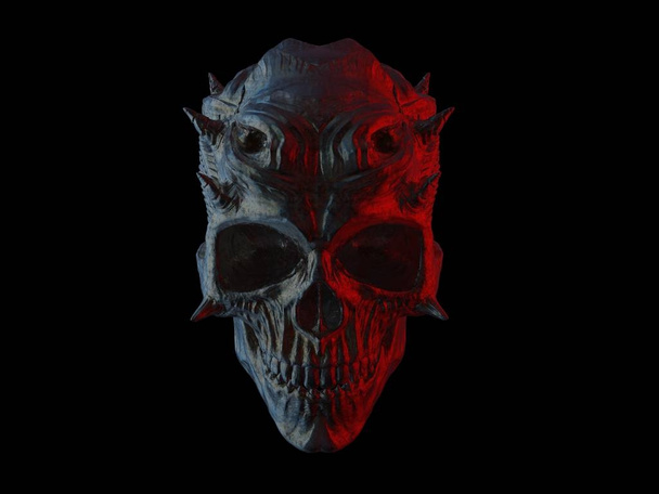 Dark demon horror skull - Photo, Image