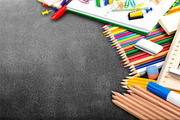 barevné školní potřeby  - Fotografie, Obrázek