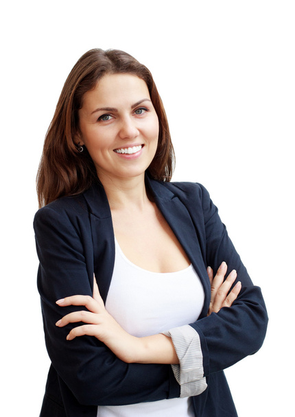 Portrait of a young attractive business woman - Foto, Imagem