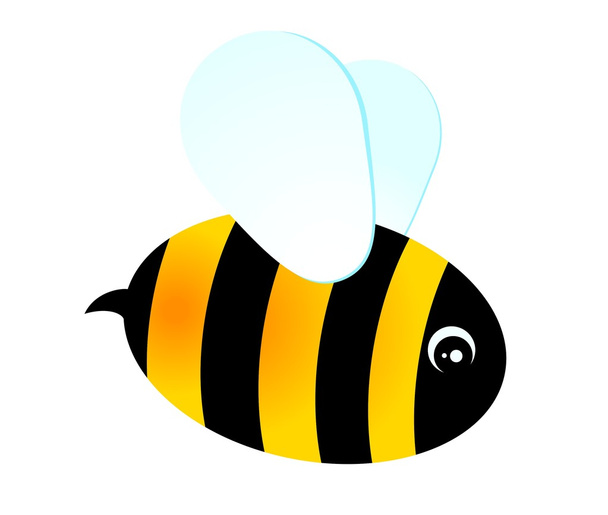 pszczoły zabawny - Wektor, obraz
