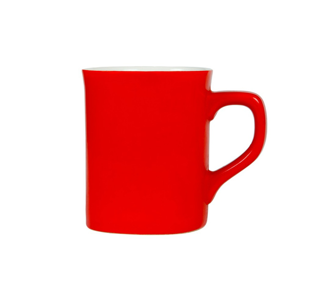 Красная чашка на белом
 - Фото, изображение