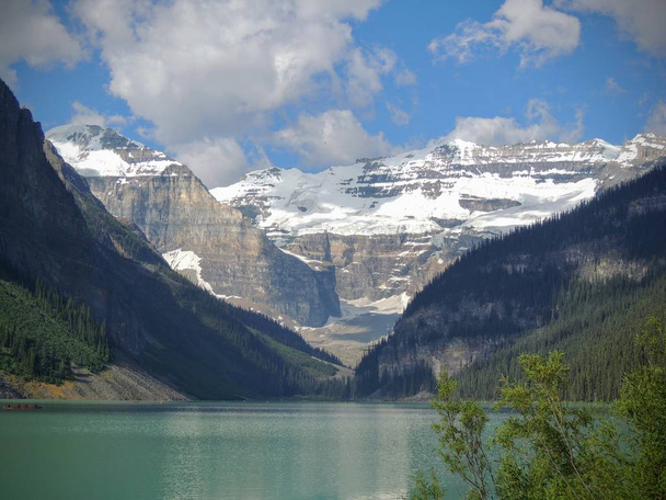 Louise-tóra, a Lakeview trail, egyszerű hat gleccser, tó Ágnes, tükör-tó, kis és nagy méhkaptár, Banff National Park, Kanada, Alberta - Fotó, kép