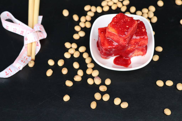 Тофу червоний з квасолею
 - Фото, зображення