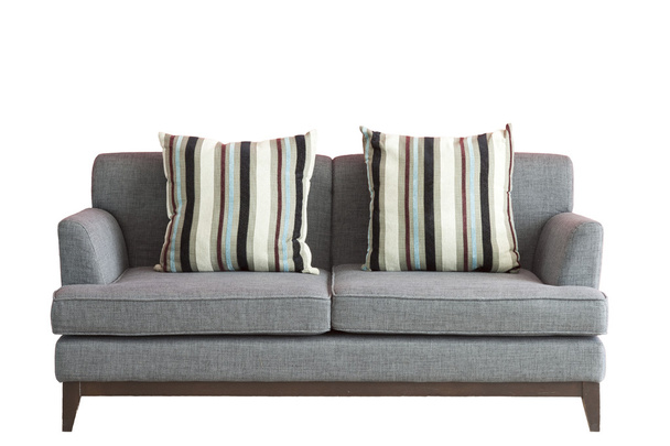 Sofa auf weißem isolierten Hintergrund - Foto, Bild