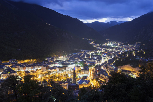 Architektura města Andorra la Vella - Fotografie, Obrázek
