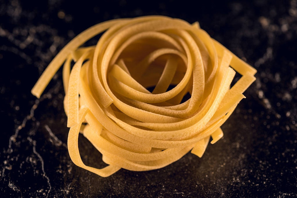 raw pasta nest - Photo, Image