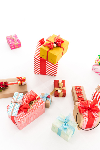 wrapped christmas gifts - Photo, Image