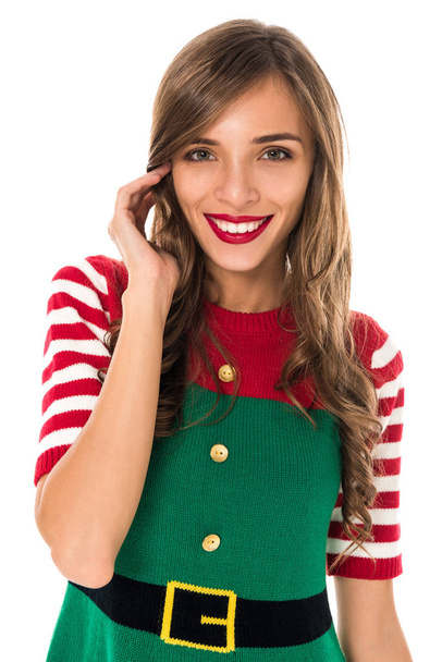 woman in elf costume - Zdjęcie, obraz