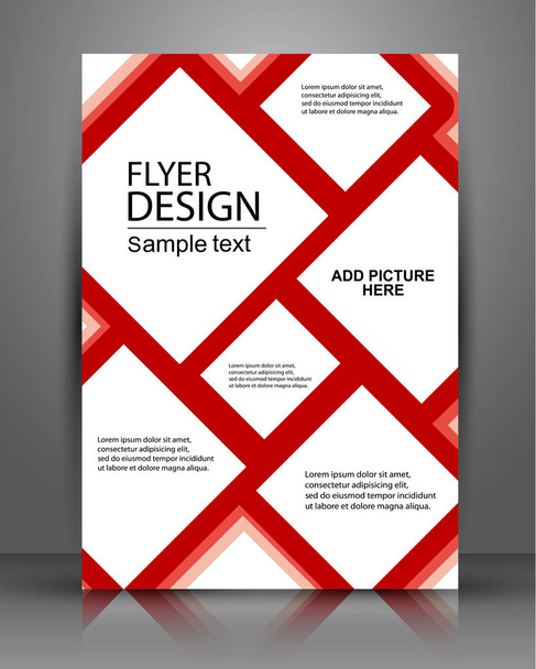 business flyer design for publishing, print and presentation.eps10 - Vector, imagen