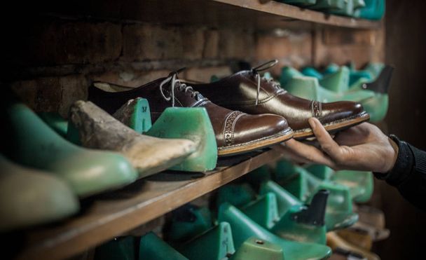 Fabrication de chaussures. Détails - Photo, image