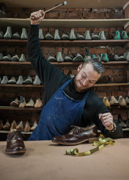 Muž obuv výrobce práce  - Fotografie, Obrázek