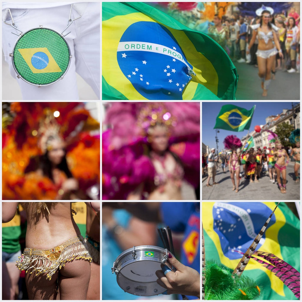 Coleção de mistura de carnaval Brasil
 - Foto, Imagem