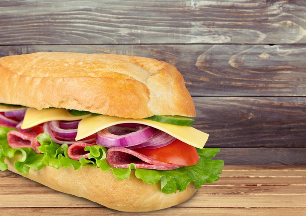 Fresh tasty sandwich - Fotografie, Obrázek