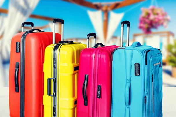 beautiful Colorful suitcases - Valokuva, kuva