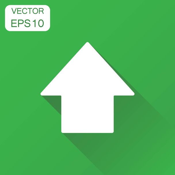 Arrow up icon. Business concept forward arrow pictogram. Vector  - Vector, Image