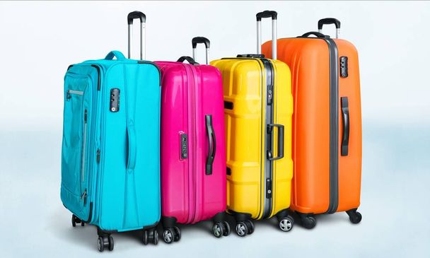 beautiful Colorful suitcases - Valokuva, kuva