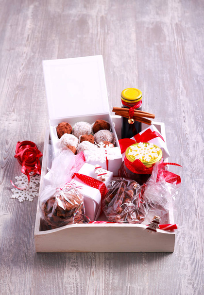 Homemade edible Christmas gifts - Foto, Imagen