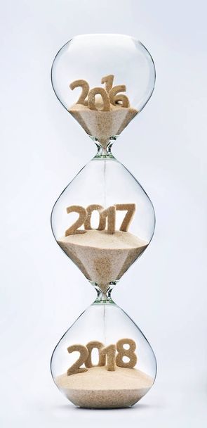 Passing into New Year 2017, 2018 - Photo, Image