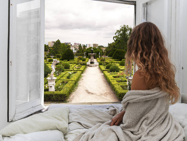 Beautiul pohled z okna hotelu v Portugalsku - Fotografie, Obrázek
