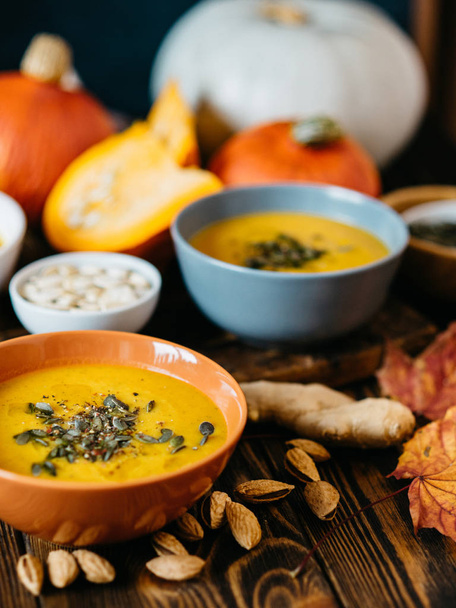 Autumn Pumpkin Soup - Photo, Image