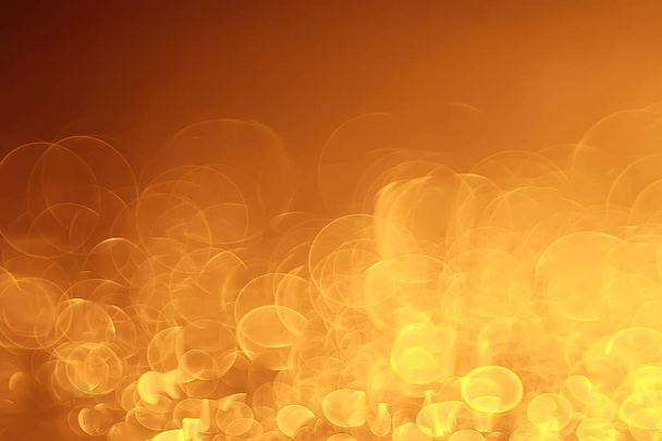 abstract magic texture with golden bokeh lights, fantasy blurred background    - Zdjęcie, obraz