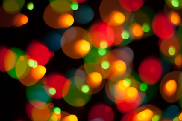 Abstract Christmas light background - Φωτογραφία, εικόνα