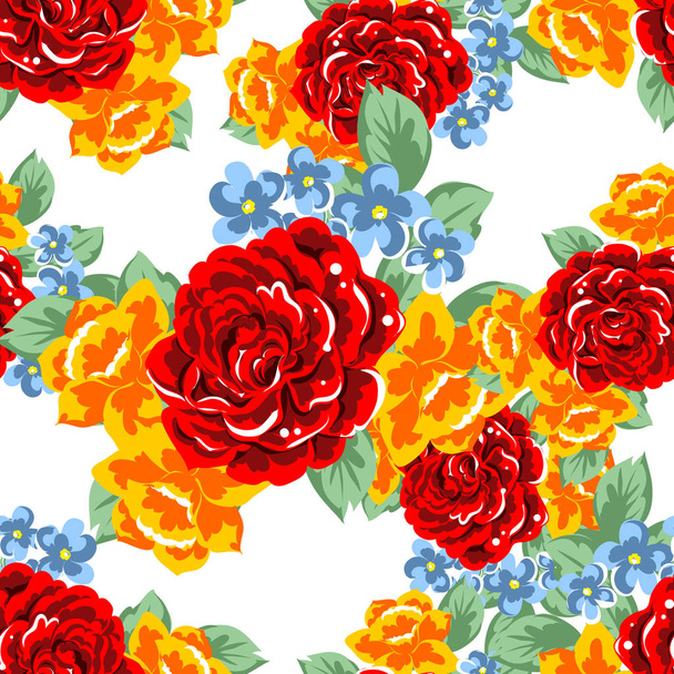 Seamless floral pattern - Vettoriali, immagini