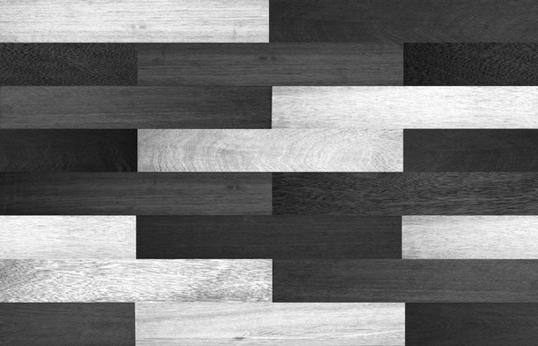 Seamless wood texture, black and white wood texture background - Photo, Image