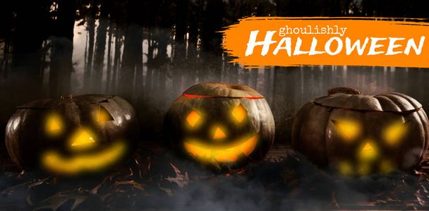 houlishly halloween text - Фото, изображение