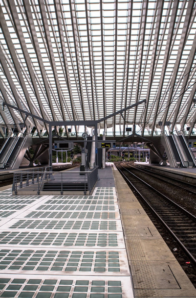 Tren istasyonu Liege, Belçika - Fotoğraf, Görsel