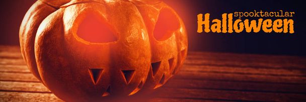 spooktacular Halloween text  - Photo, Image