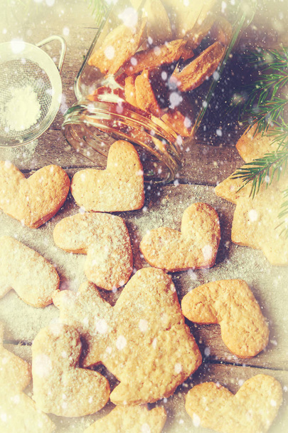 Biscuits de Noël. Concentration sélective
.  - Photo, image